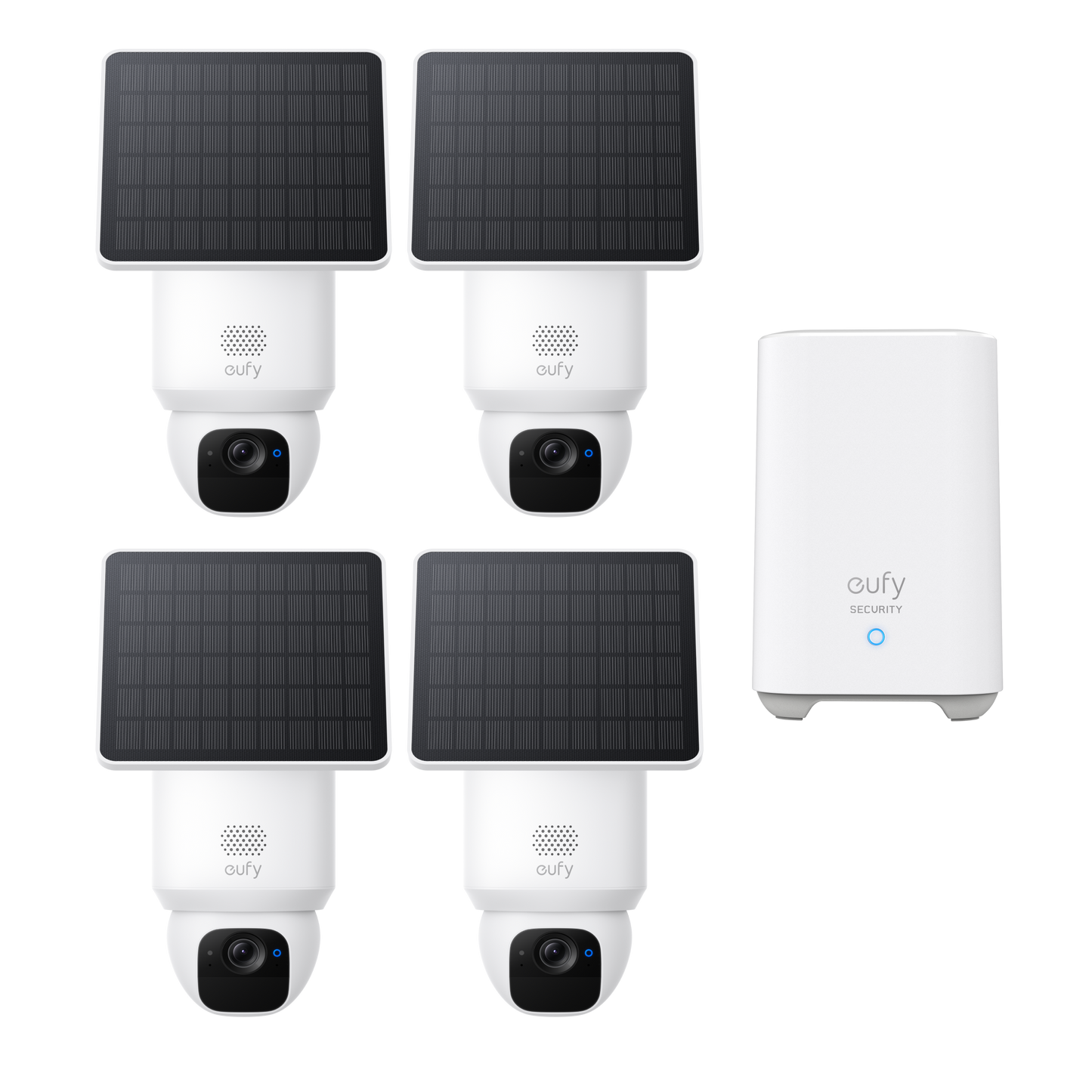 eufy SoloCam E30（4-Cam Pack）+ Homebase™ 2